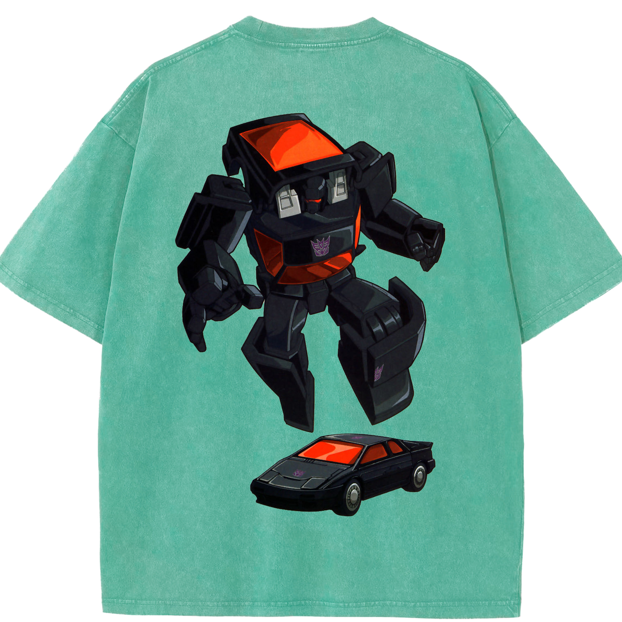 （画像用）  綿100% ヴィンテージ風 半袖Tシャツ（背面プリント）